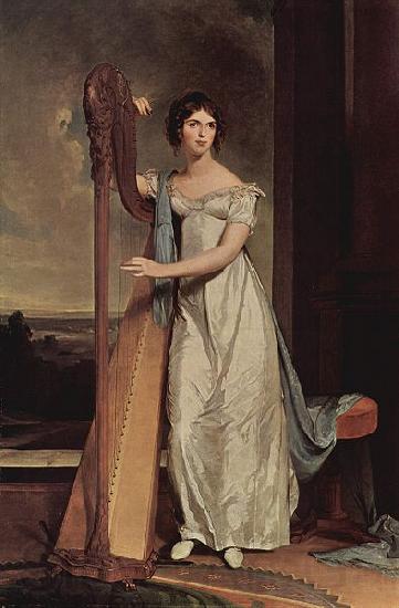 Thomas Sully Portrat der Eliza Ridgely France oil painting art